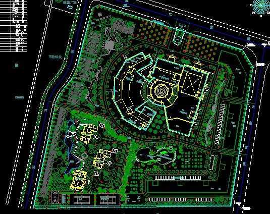 酒店環(huán)境景觀(guān)方案及施工圖免費(fèi)下載 園林綠化及施工